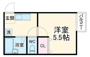 ユニハウス八事館【1階】の間取り