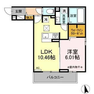 エミネンス【202号室】の間取り