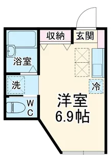 アリスガーデン S棟【101号室】の間取り