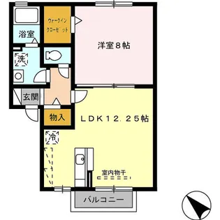 エクレール【203号室】の間取り