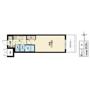 スプランディッド京橋EAST【3階】の間取り