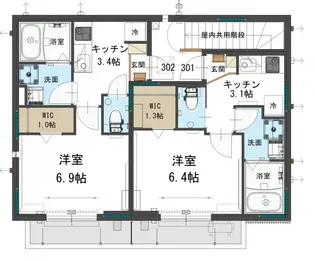 La Felice【2階】の間取り