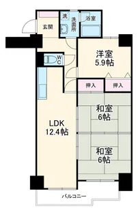 レグノ・アレッタ【3階】の間取り