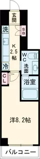 パークグレース自由が丘【302号室】の間取り