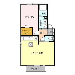 メゾン四季彩 B【1階】の間取り