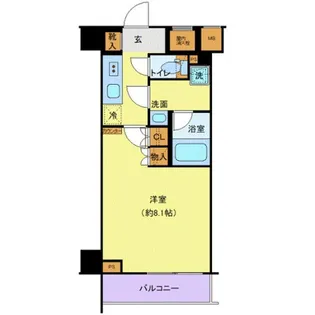 クレヴィスタ浮間舟渡【5階】の間取り