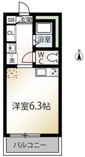 MQUARTO成増【1階】の間取り