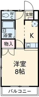 アネックス豊Ⅱ【205号室】の間取り