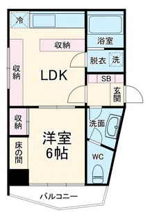 相湘明石町ビル【5階】の間取り
