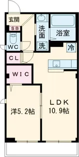 ウィングレッソ尾山台【2階】の間取り
