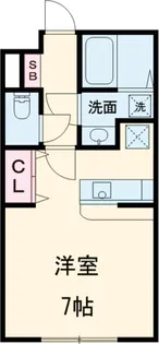 ブレンハイムⅠ【201号室】の間取り
