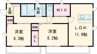 サンシャインパレス双葉台【2階】の間取り