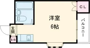 パインハウス【107号室】の間取り