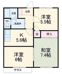 Scene88【1階】の間取り