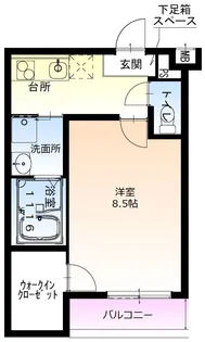 フジパレス十三北Ⅱ番館【3階】の間取り