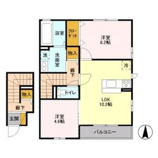 FELICE I【2階】の間取り