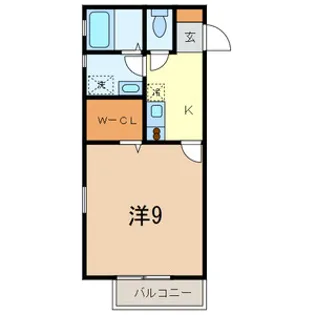 オリエンタル コスモ【3階】の間取り