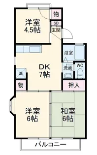 ライトタウン宮久保B【2階】の間取り