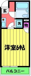シャルマンフジ久米田五番館【301号室】の間取り