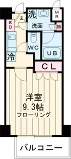 サンライズ国立【3階】の間取り