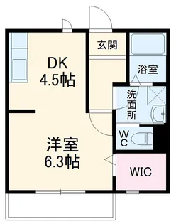 第3アンシックス【1階】の間取り