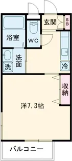 Symphony Sun【106号室】の間取り