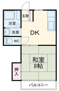 須賀コーポ【2階】の間取り