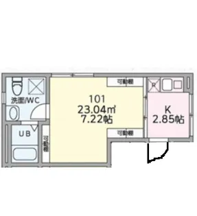 ノール・プランス【1階】の間取り