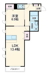 ナチュール所沢【205号室】の間取り