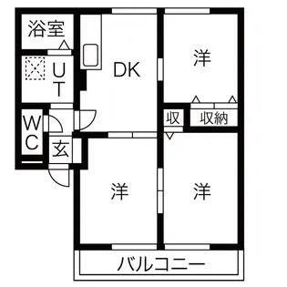 エリーハイツ【2階】の間取り