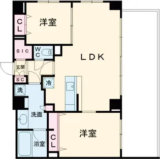 GRAN PASEO北綾瀬駅前【9階】の間取り