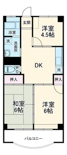 グリーンハイツ吉田【4A号室】の間取り