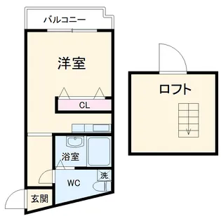 エルフ豊中【4階】の間取り