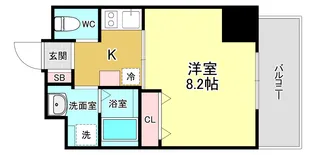 MIELE吹田【3階】の間取り