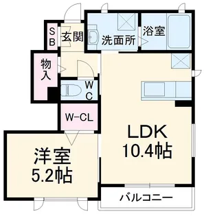 茉莉花(まりか)【1階】の間取り