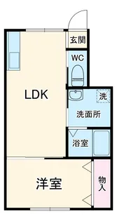 LIKE蘇我【1階】の間取り