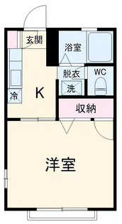 フォンティーヌ【2階】の間取り