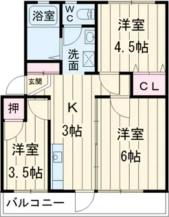 ひとみマンション【2階】の間取り