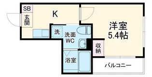 レジデンスウエスト淵野辺【1階】の間取り