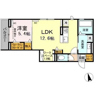サンシャインVⅡ【3階】の間取り