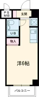 スカイコート世田谷用賀【4階】の間取り