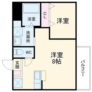 リアコート豊中岡町【3階】の間取り