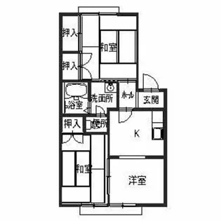 モンレーブミナミ【102号室】の間取り