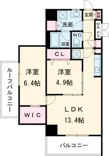 堀之内マンション【4階】の間取り