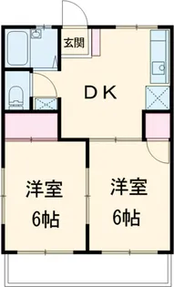 第2コーポ内藤【203号室】の間取り