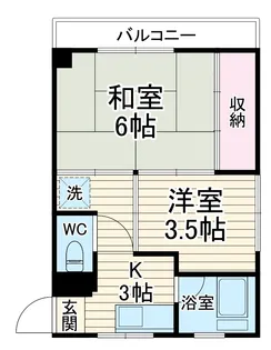 青木ビル【3階】の間取り