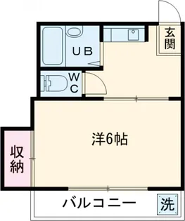 ケイヨウダイチュウマンション【302号室】の間取り