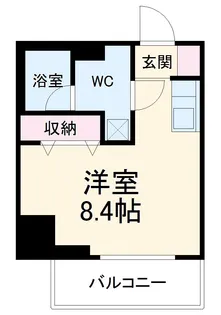 クラリッサ横浜WEST【304号室】の間取り