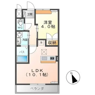 ラフィネ(Raffine)【1階】の間取り