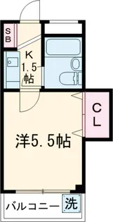 イル・ド・クール等々力【202号室】の間取り